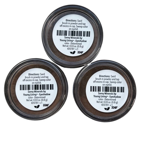 Savvy Mineral By Young Living Eyeshadow Determined Bundle of 3 - Picture 5 of 5